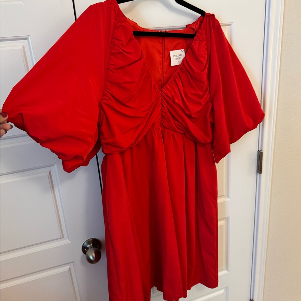 Red Hyacinth House Courtney V-Neck Dress - Picture 6 of 6